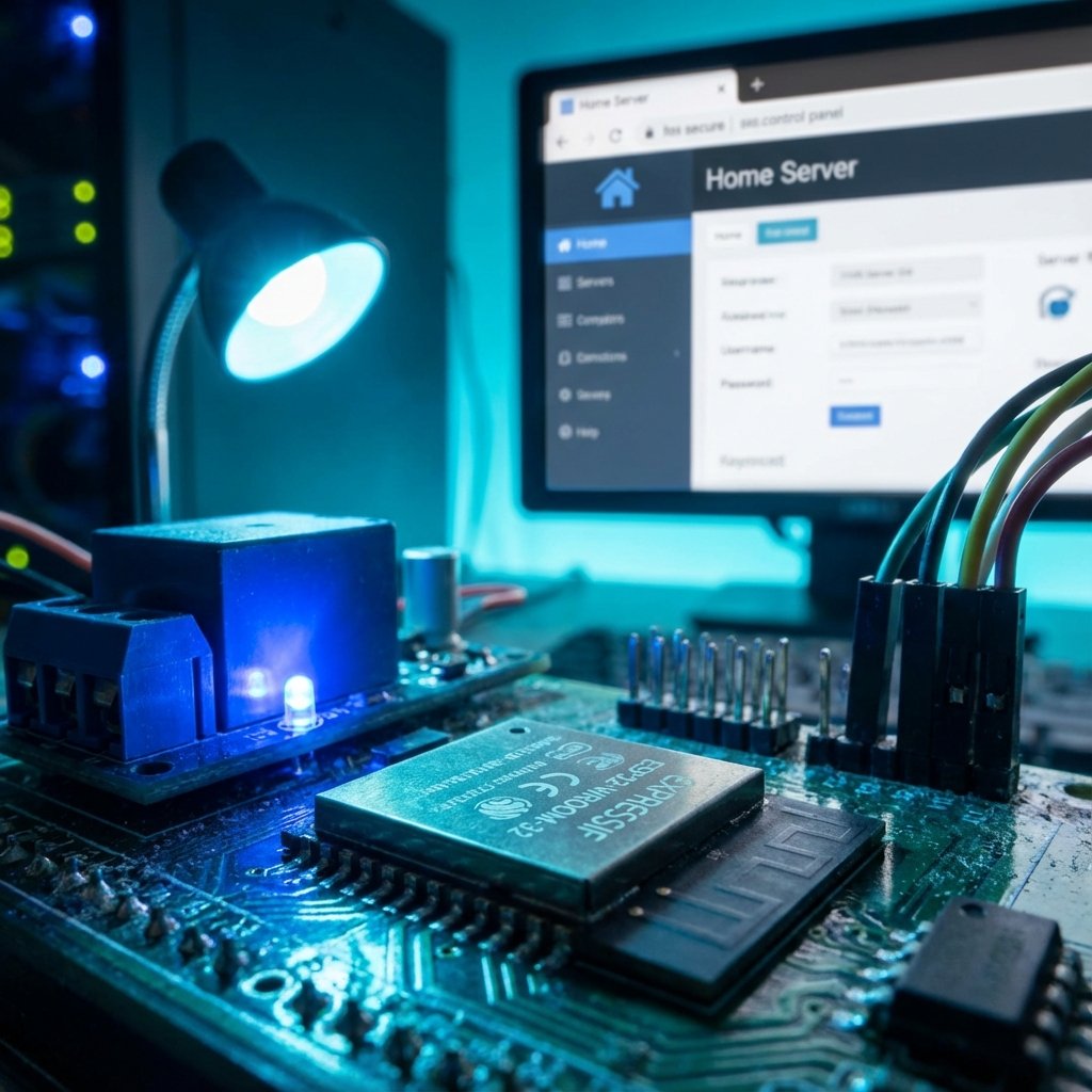 ESP32 WiFi Web Server for Home Automation